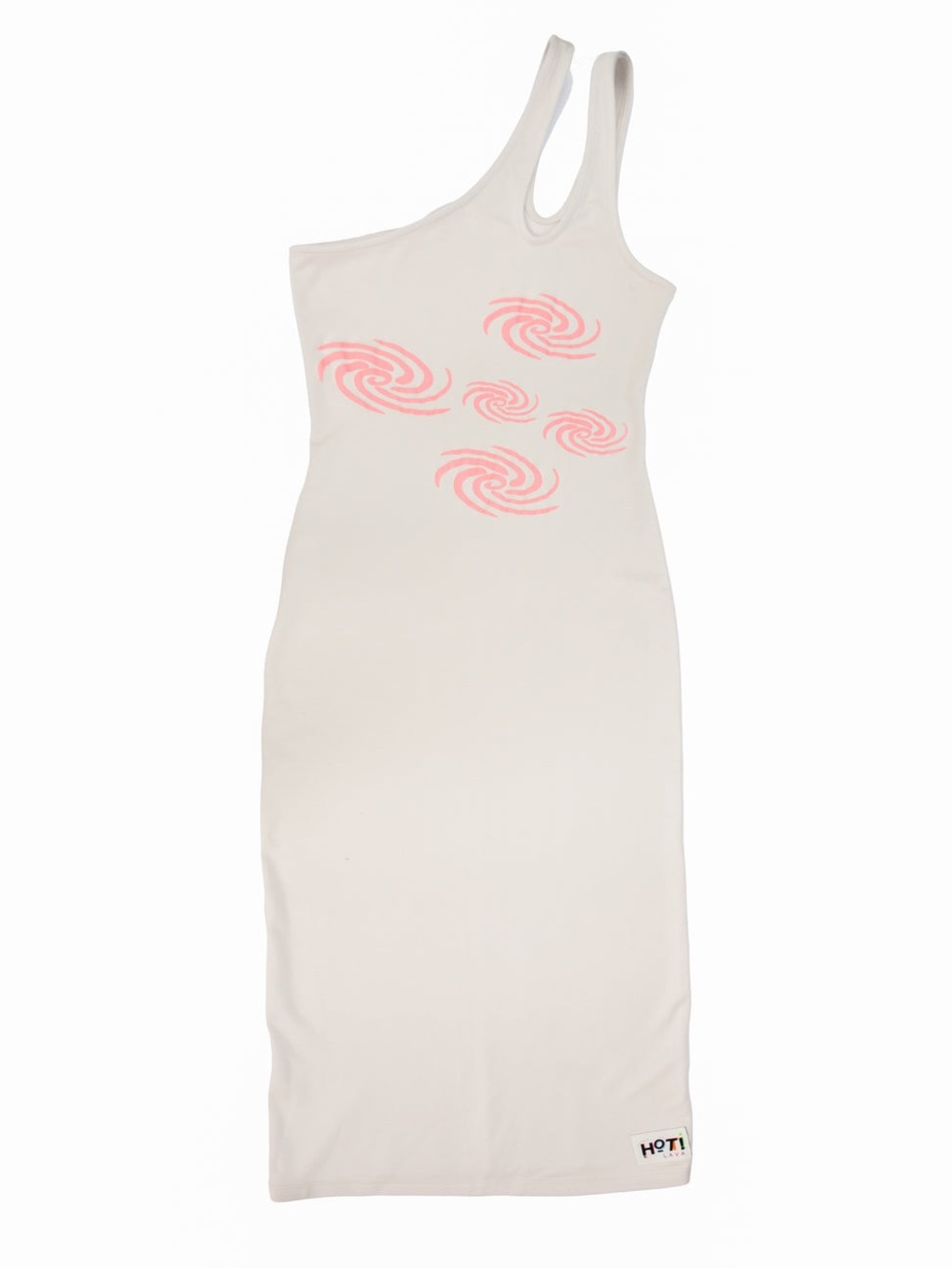 Hot Lava - OOC Out of Control! Midi Dress w/ Asymmetrical Shoulder Strap